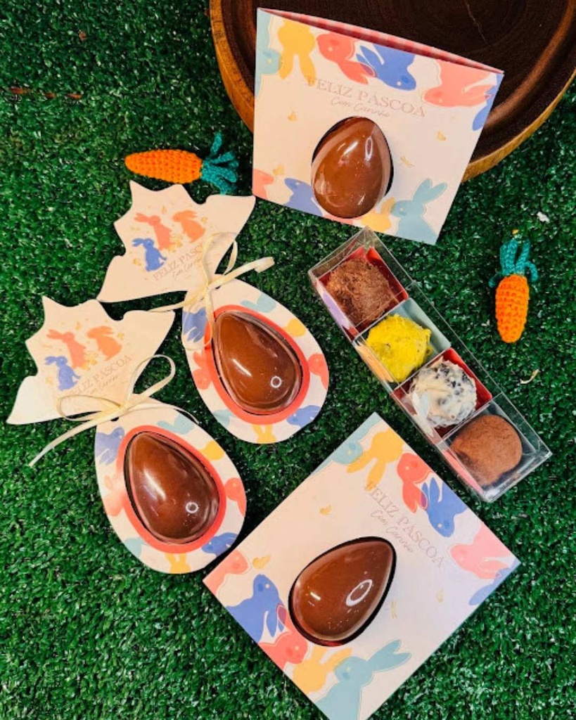 Mini Ovo Recheado em Blister 50g