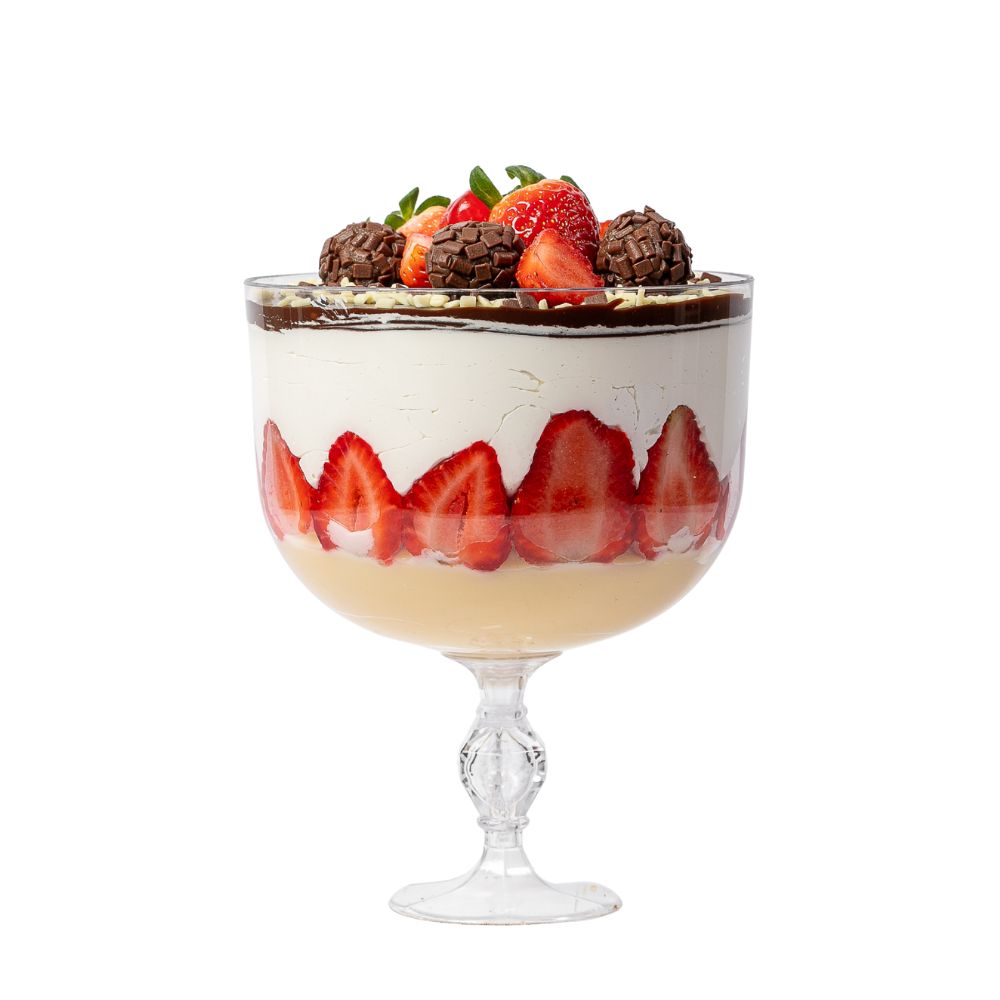 TAÇA BOMBOM ABERTO DE MORANGO