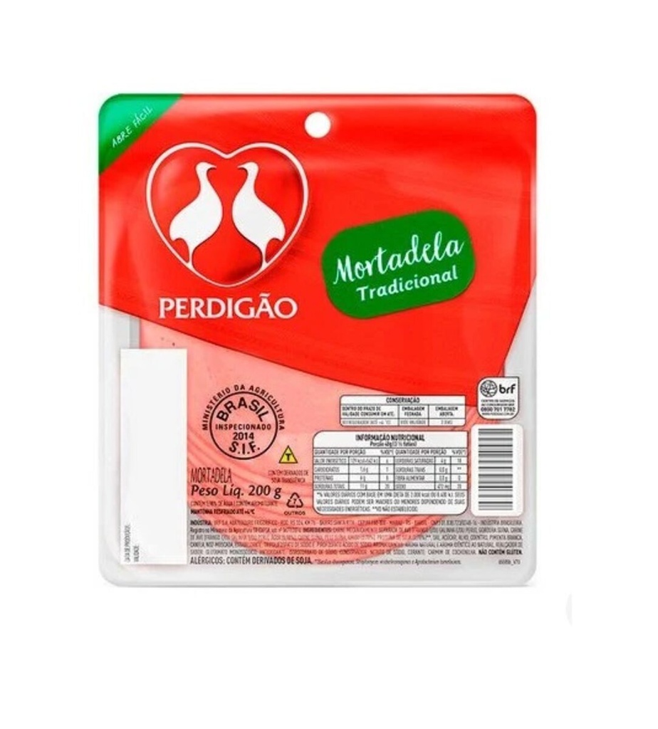 Mortadela Tradicional Fatiada Perdigão 180 g