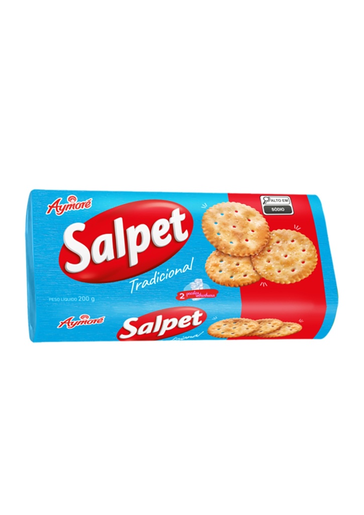 Biscoito Salgado Tradicional Salpet 200 g