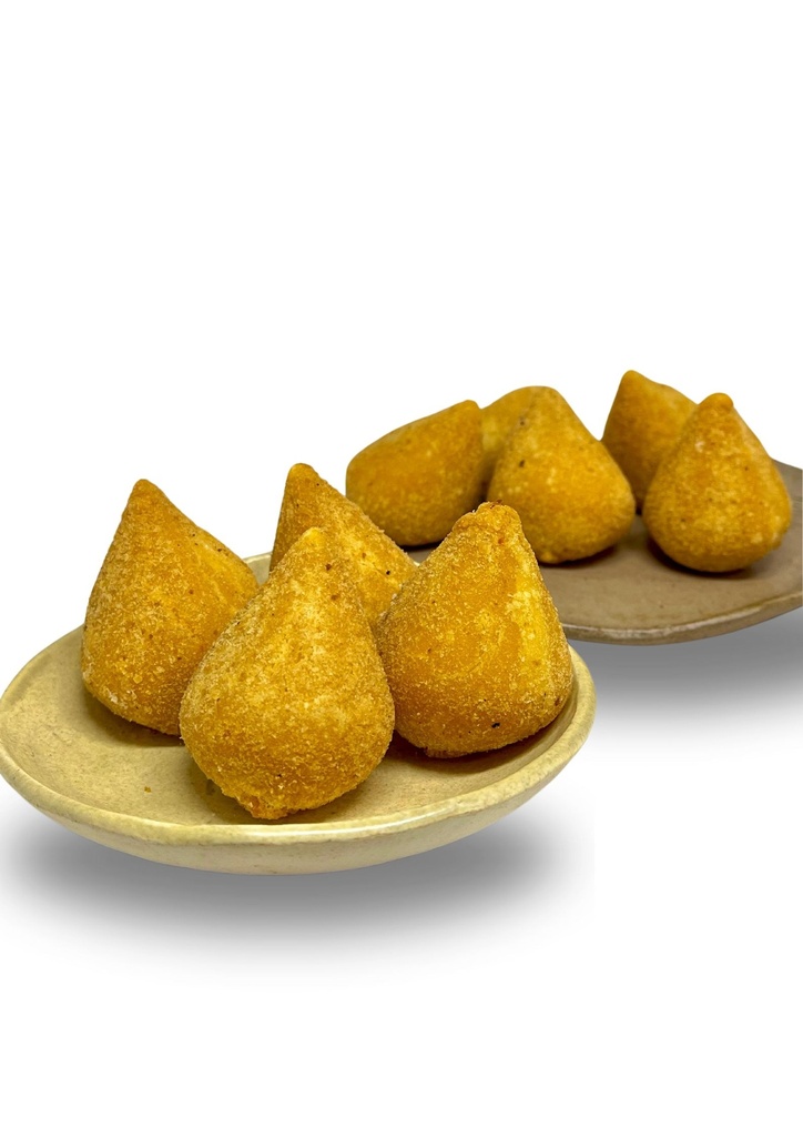 Mini Coxinha de Frango com Requeijão 25 Unds