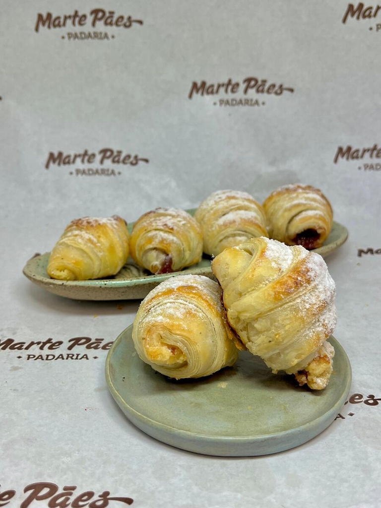 Mini Croissant Romeu e Julieta 25 Unds