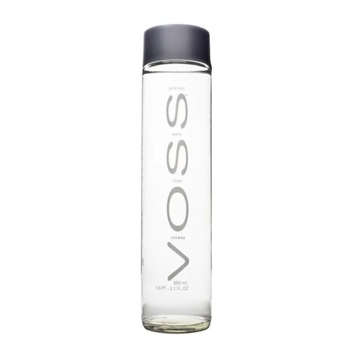 [Agua Mineral Natural Voss Com Gás 800ml] Água Mineral Natural Voss Com Gás 375ml
