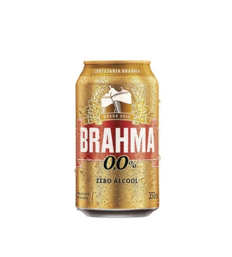 [Brahma Zero Álcool Lata 350ml] Brahma Zero Álcool Lata 350ml