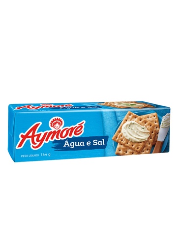 [7896058258691] Biscoito Água e Sal Aymoré 164 g