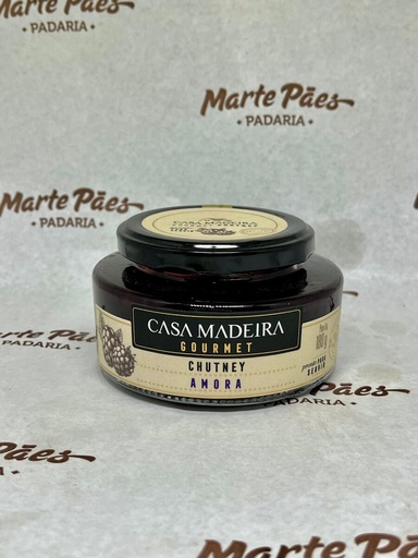 [7898464250245] Geleia Casa Madeira Gourmet Chutney Amora 180 g