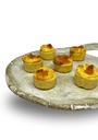 Mini Quiche Queijo e Damasco 25 Unds