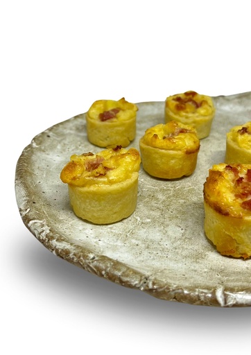 [4879-08-01] Mini Quiche Lorraine 25 Unds